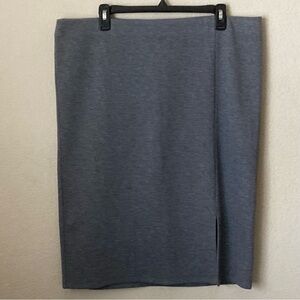 LOFT Ribbed Knit Straight Skirt